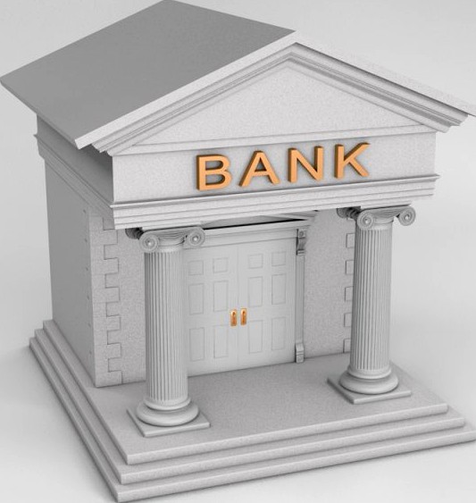 Bank Structure 3D Model