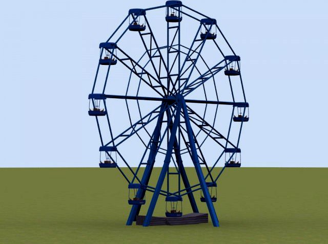 Ferris wheel 3D Model
