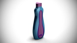 bottle for detergent liquid (silk-logo)