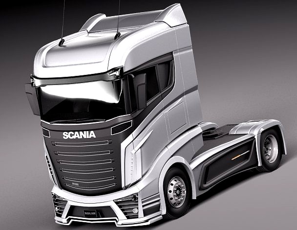 Scania R1000 2014 3D Model