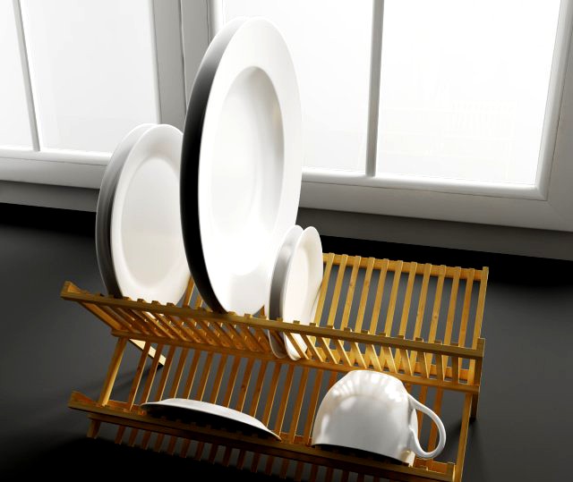 Convexshapes   Kitchen Decorations  Dish drainer 3D Model