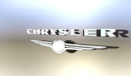 chrysler logo  outline