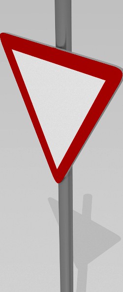 Give way sign