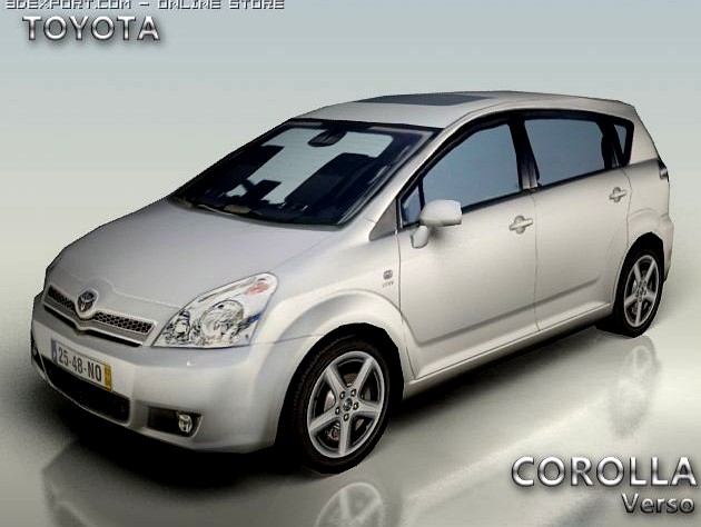 Toyota Corolla Verso 3D Model