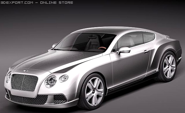 Bentley Continental GT 2012 3D Model