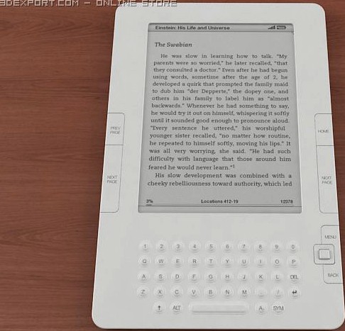 Amazon Kindle 2 3D Model