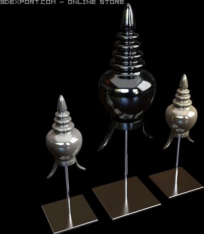 Decorative Accessories Finials 3D Model