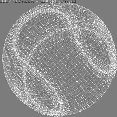Baseball 3D Model