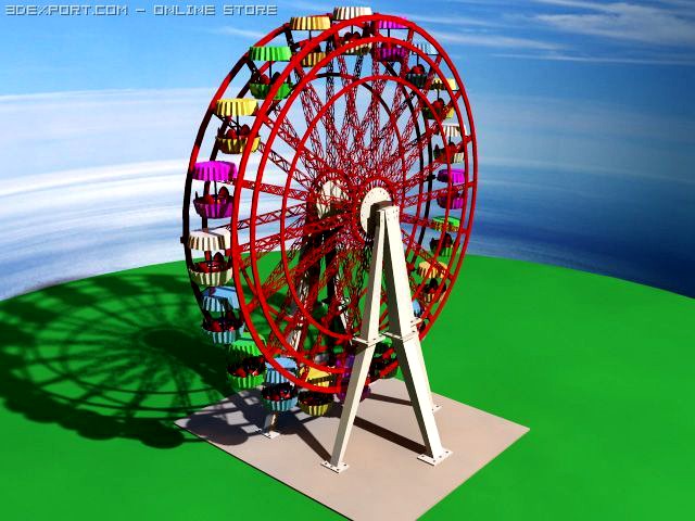 Ferris wheel 3D Model