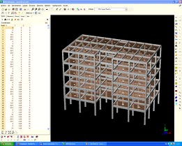 estructura de hormigon armado de un edificio y estructura de acero politecnico