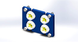 4-Channel Stepper Motor Port Panel