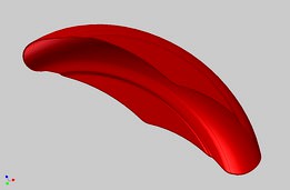 Motorcycle front fender