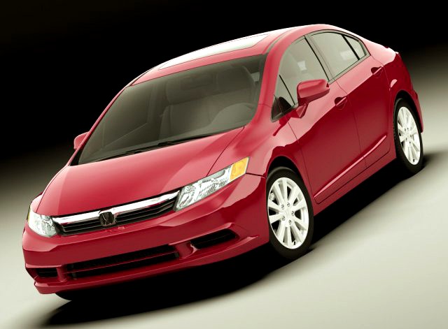 Honda Civic Sedan 2012 3D Model