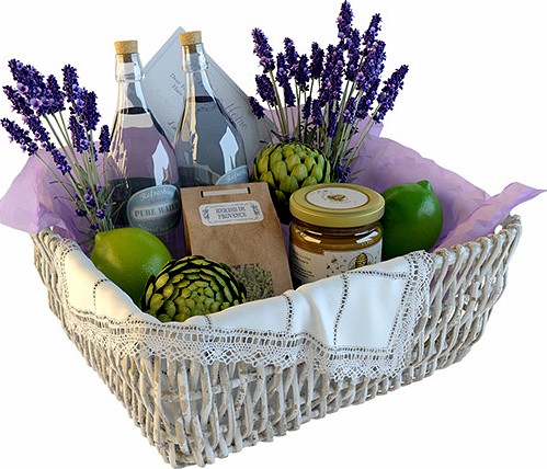 Provence decor basket