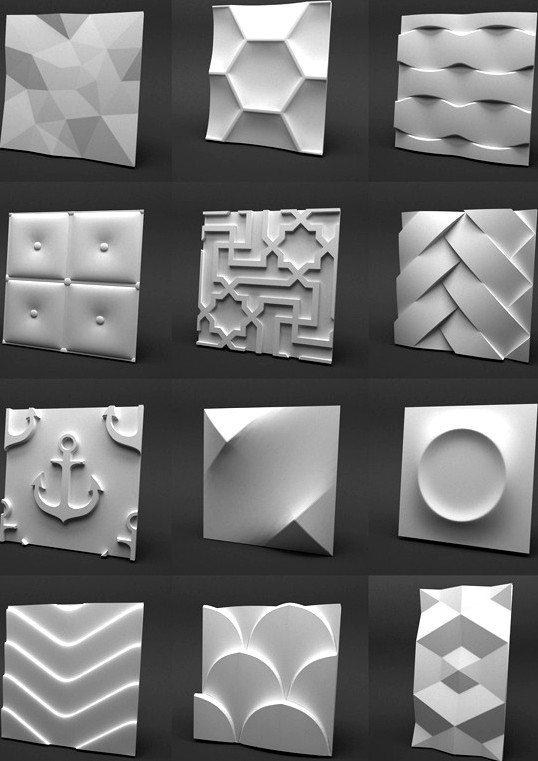 3d Gypsum Panels Collection