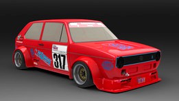 vw golf mk I. berg cup racecar