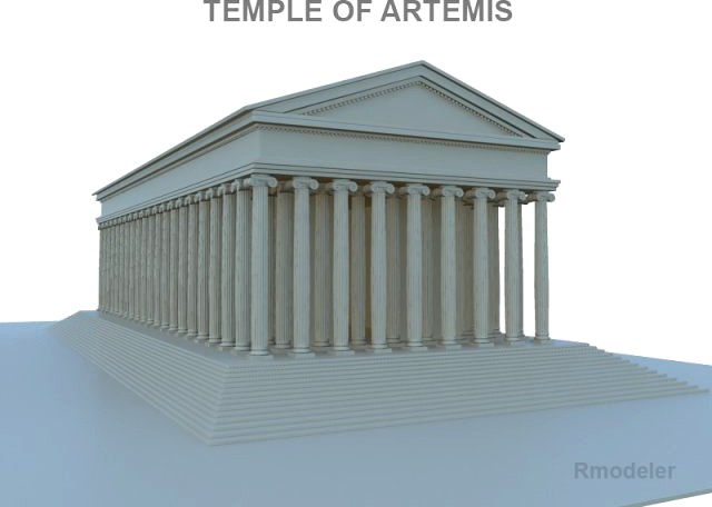 Artemis Temple 3D Model