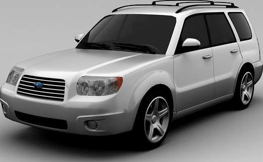 Subaru Forester 2008 3D Model