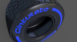 F1 2015 Tyre Wet 245/670-13 (Front LH)