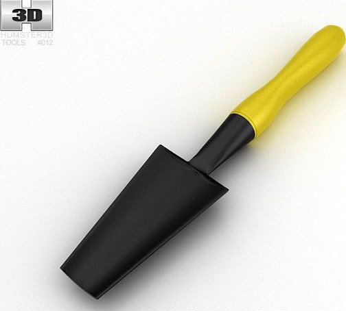 Hand Trowel 3D Model