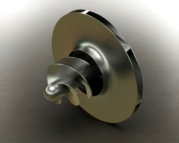 Radial Type Centrifugal Pump Impeller with Overhung Inducer