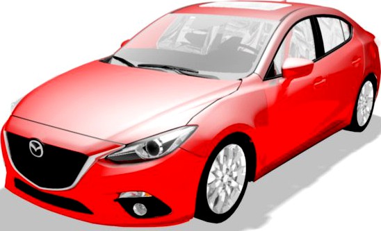 Mazda 3 3D Model