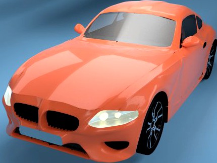 BMW M Z4 Coupe 3D Model
