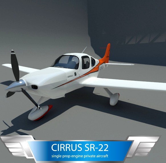 cirrus sr-22 private airplane