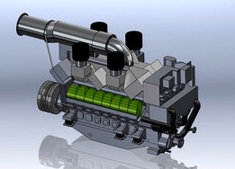 MTU 16V Marine Diesel Engine