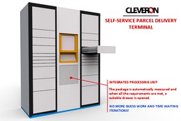 Self-service Parcel delivery terminal