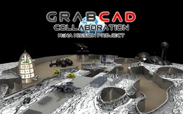 mōna mission project - GrabCAD on the moon