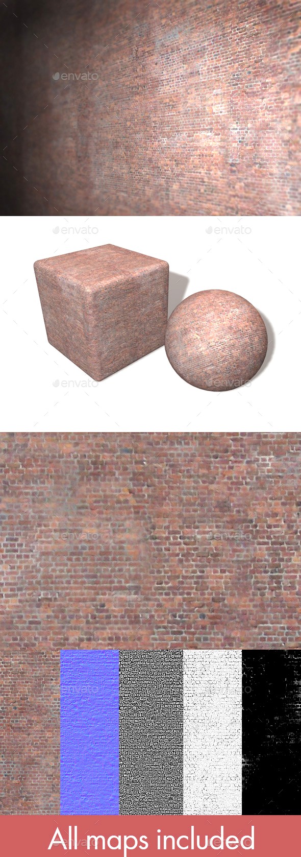 Tiny Brick Building Seamless Texture