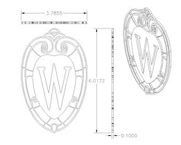 Request: U.w. madison crest (3d model done per request)