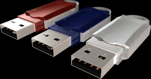 USB Memory Stick 3D Model