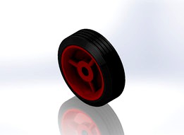 95mm Red Wheel