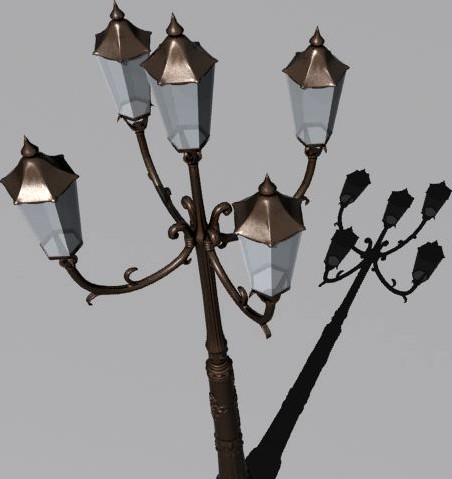 Street lamp 3D Model