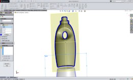 [SOLIDWORKS DEISGN] Modeling detergent bottle