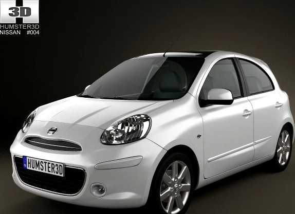 Nissan Micra March 2011 3D Model