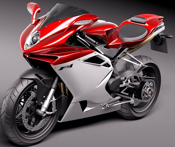 MV Agusta F4 2010 3D Model