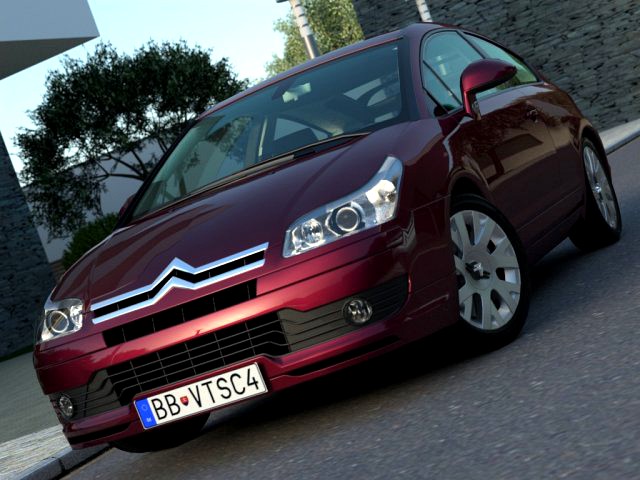 Citroen C4 2006 3D Model