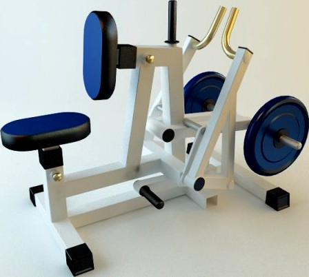 Exercise Machine 2 3D Model