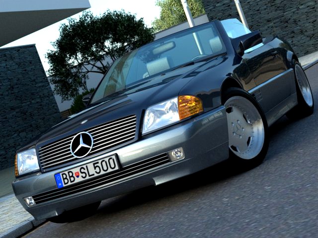 Mercedes SLclass 1995 3D Model