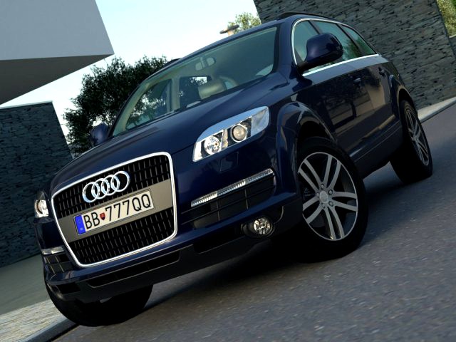 Audi Q7 2008 3D Model