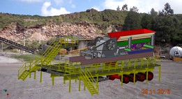 Plataform for Jaw Crusher