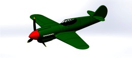 WW2 P-40 Warhawk Fighter