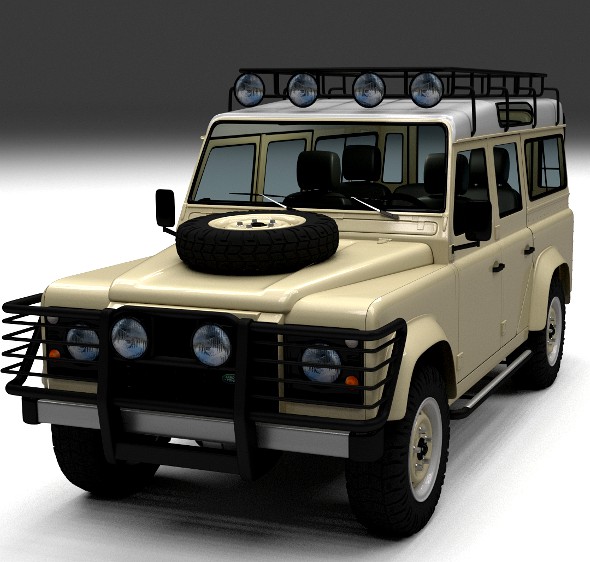 Land Rover Defender 110 Station Wagon w interior