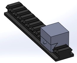 (Don Annekens) Picatinny Rail With a Base Connector