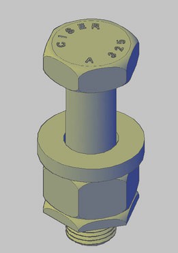 PARAFUSO Ø1/2"x2" (MEDIDAS APROXIMADAS)