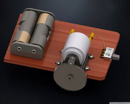 Motor with Battery