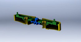 Easy lock mechanism for optical drive rack